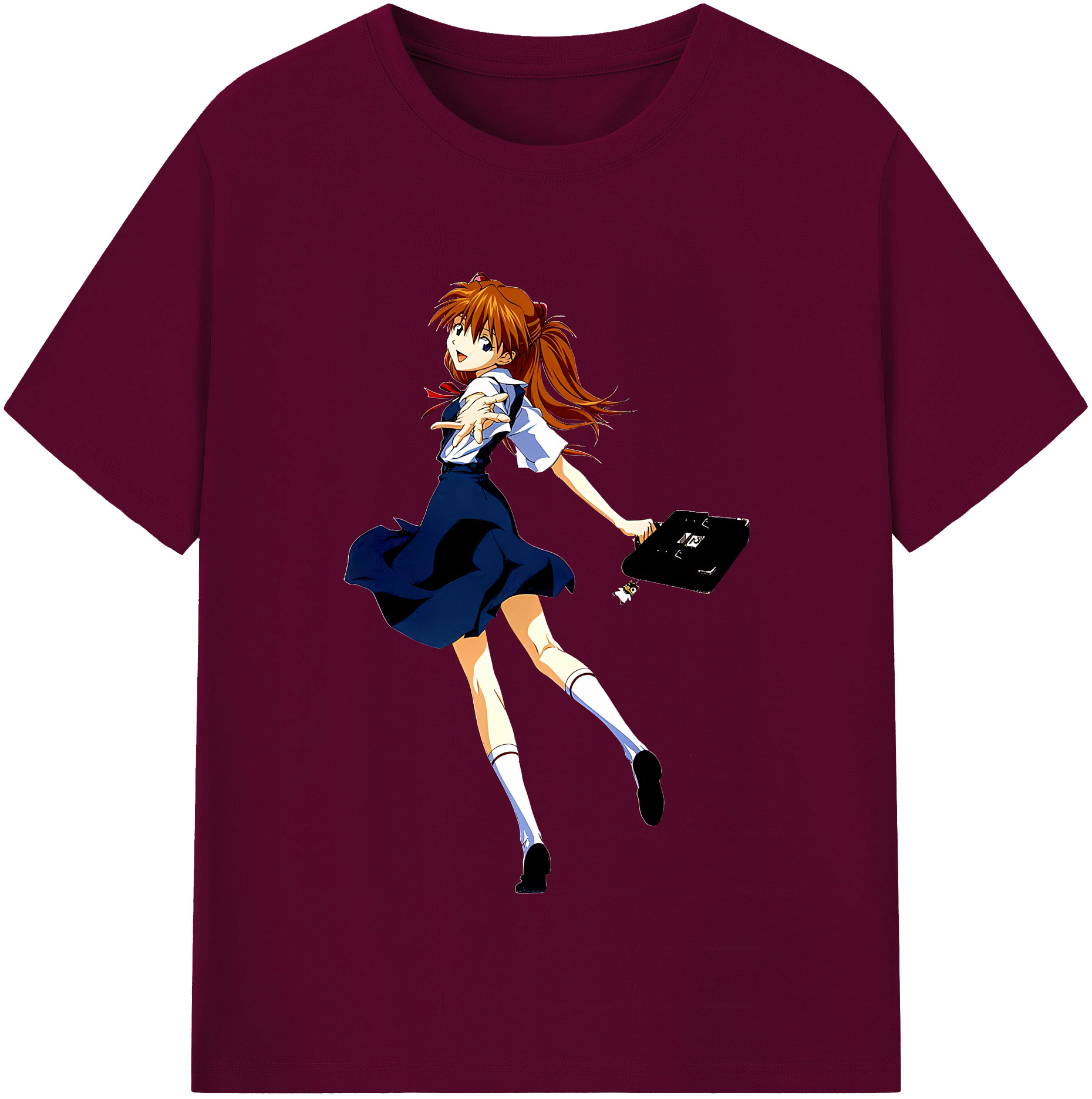 （画像用） EVA 新世紀エヴァンゲリオン レディースカジュアルプリントTシャツ（綿100％）